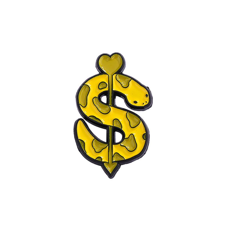 Animal Pin Made Of Zinc Alloy With Stoving Varnish Craftsmanship, Available In Gold