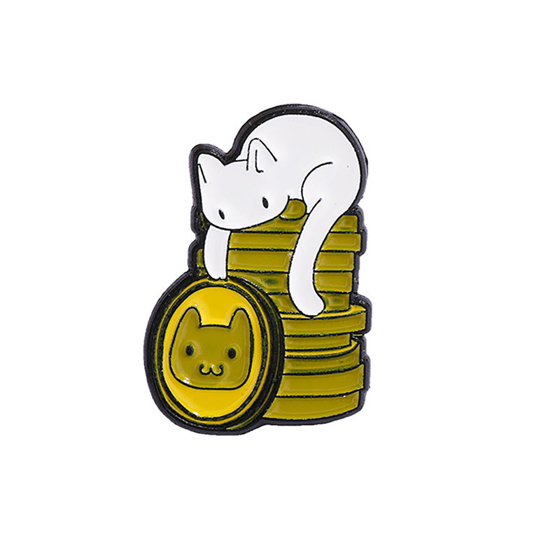 Animal Pin Made Of Zinc Alloy With Stoving Varnish Craftsmanship, Available In Gold
