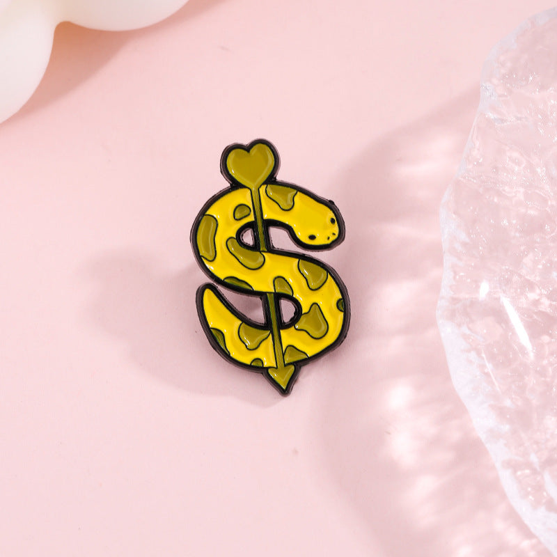 Animal Pin Made Of Zinc Alloy With Stoving Varnish Craftsmanship, Available In Gold