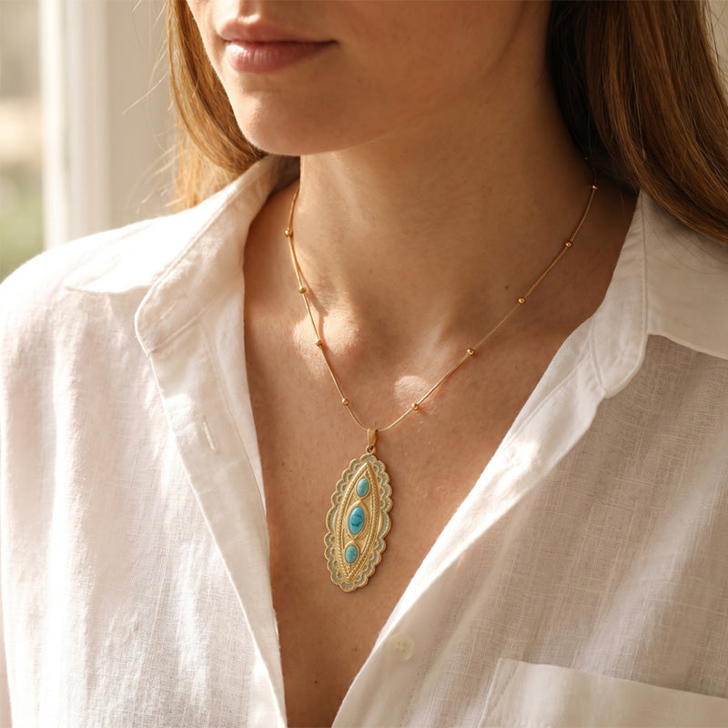 Electroplated Crab Necklace In Marine Style With 18K Real Gold PVD Coated 304 Stainless Steel And Cable Chain