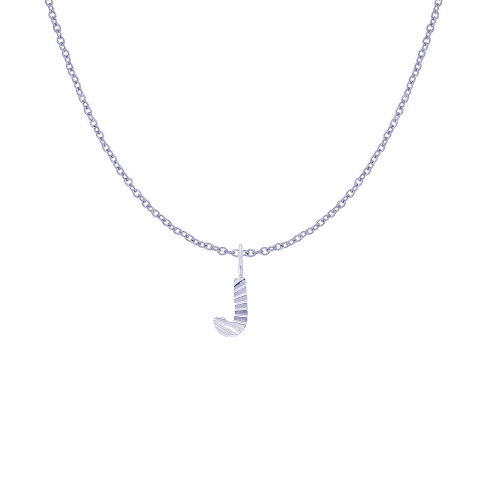 Gold Letter Pendant Necklace For Women In 304 Stainless Steel Featuring Electroplated 14K Real Gold Plated Finish