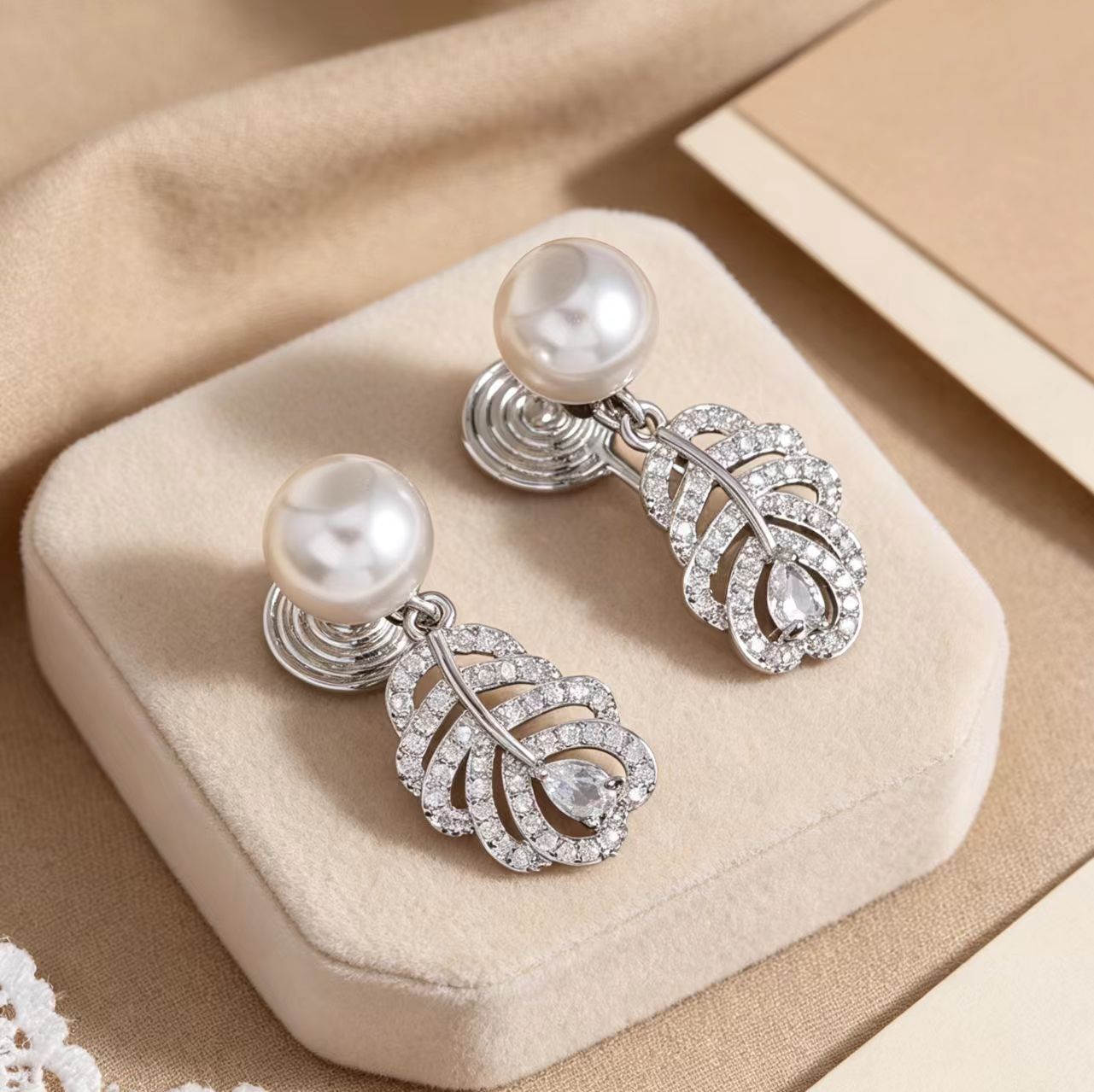 New Style Leaf Clip Earrings For Women With 925 Sterling Silver Posts And Real Gold Plated Copper Design
