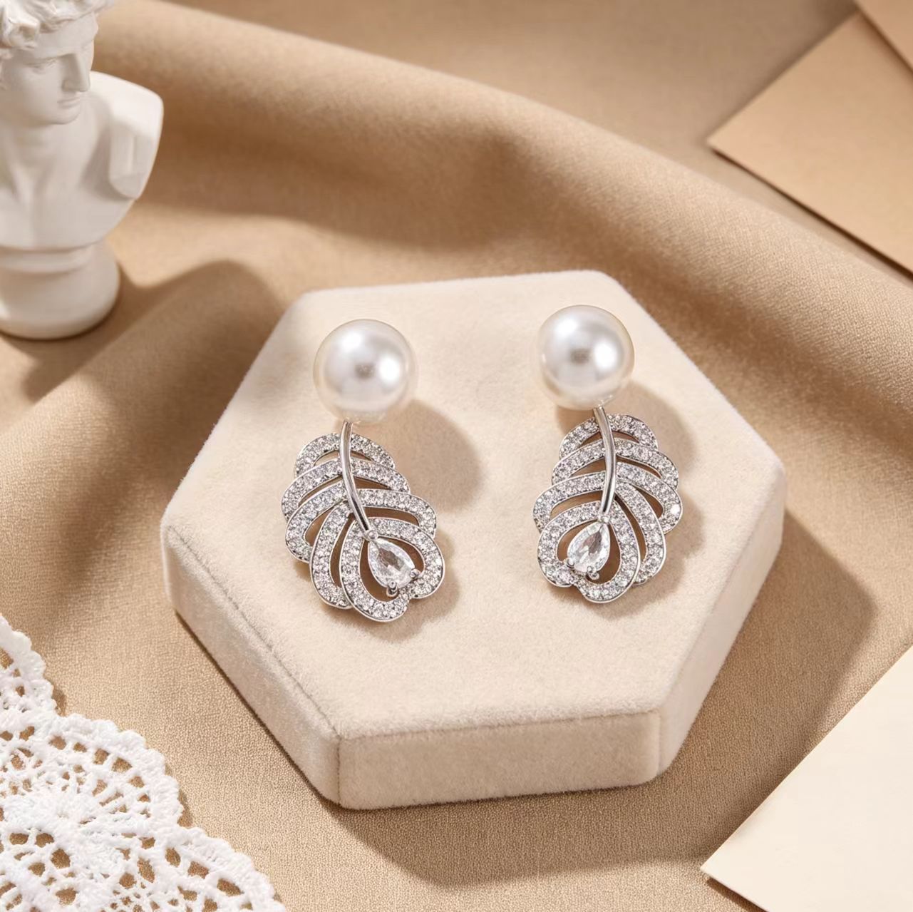 New Style Leaf Clip Earrings For Women With 925 Sterling Silver Posts And Real Gold Plated Copper Design
