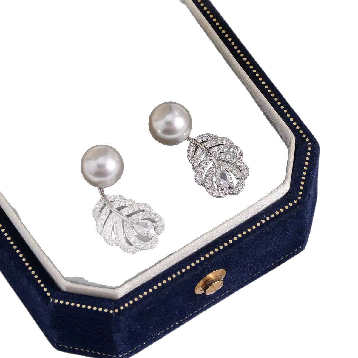New Style Leaf Clip Earrings For Women With 925 Sterling Silver Posts And Real Gold Plated Copper Design
