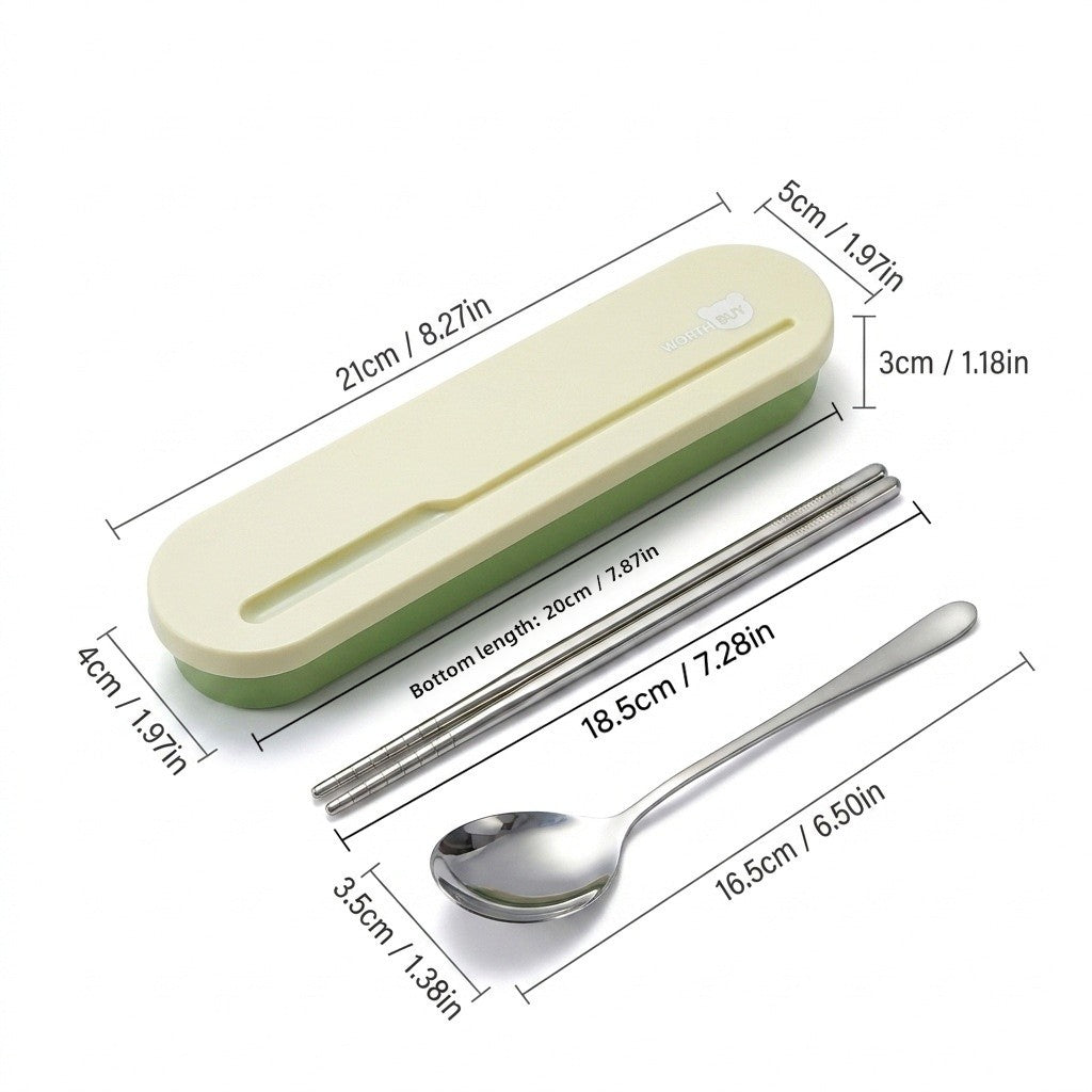 Bento Box With 304 Stainless Steel Inner Liner, Portable And Foldable For Convenient Use