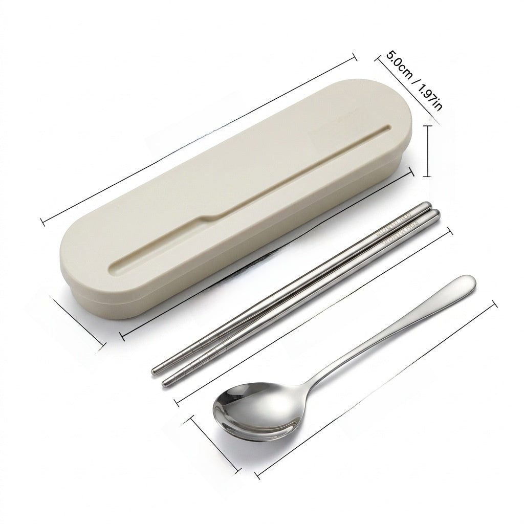 Bento Box With 304 Stainless Steel Inner Liner, Portable And Foldable For Convenient Use