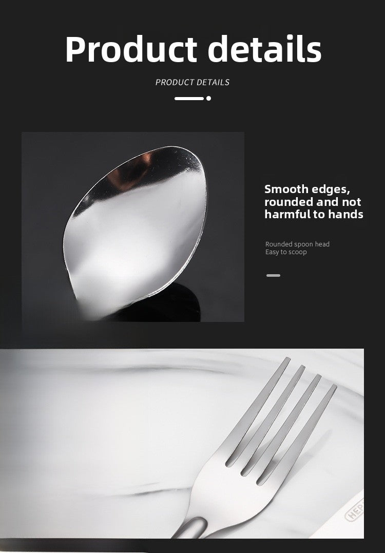 Flowers Pattern Tableware Set Featuring Western Cutlery With Knives, Forks, And Spoons