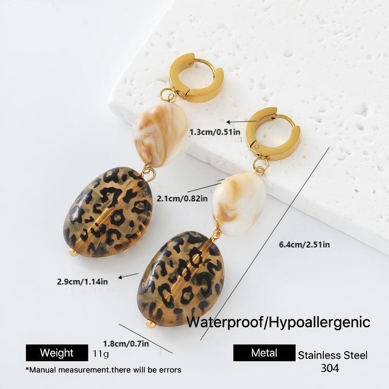 Heart Shape Earrings For Women In Sweet Style Featuring 304 Stainless Steel Posts