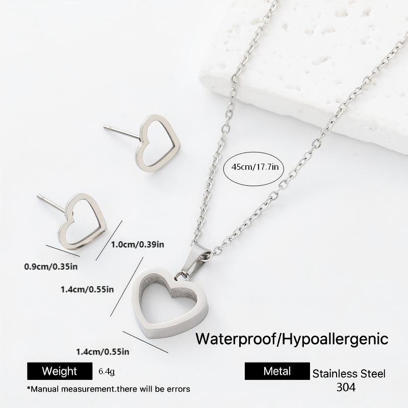 New Style Heart Shape Pendant In Durable 201 Stainless Steel
