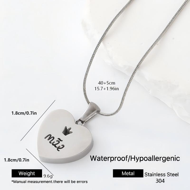 New Style Heart Shape Pendant Necklace In 304 Stainless Steel With Golden Plated Finish