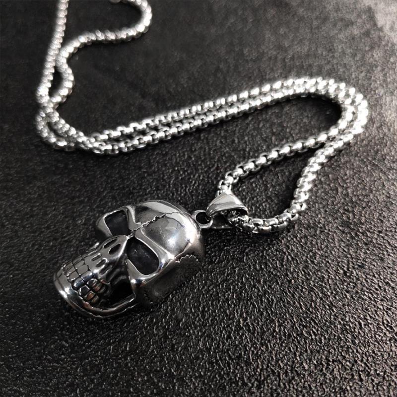 Grimace Pendant In Vintage Style Made Of Titanium Steel, Unisex Design