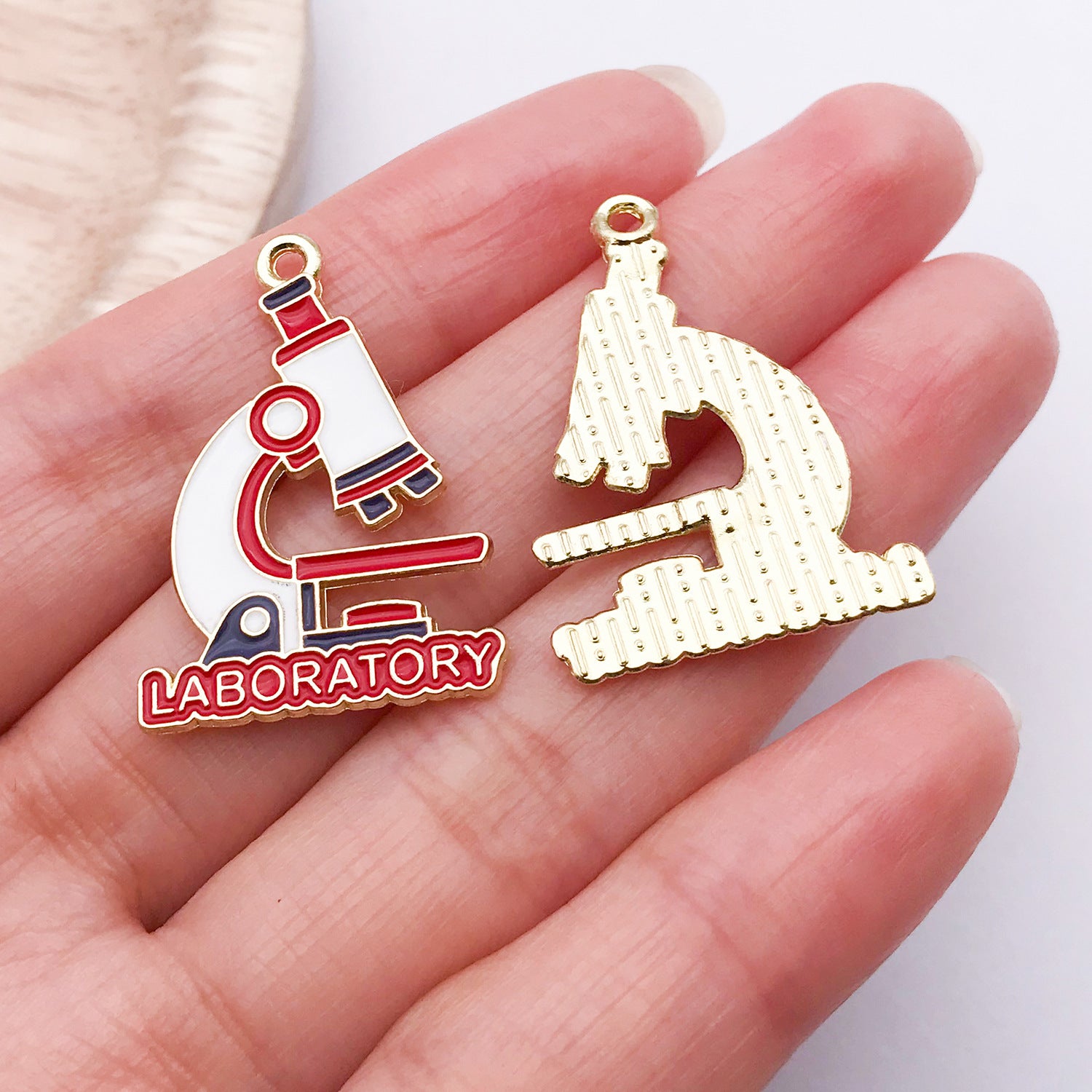 20 PCS Alloy Pendant Book Charms In Blue With Electroplated Finish, Cartoon Style Jewelry Accessories