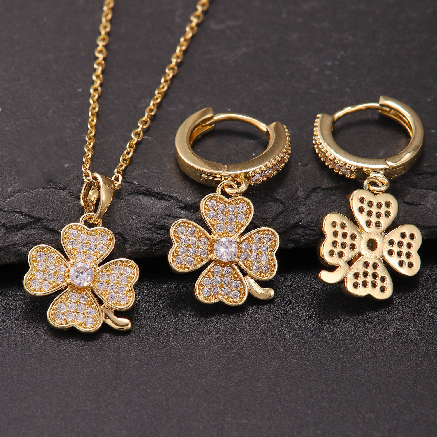 Classic Style Cross Jewelry Set With Claw Setting, White K Plated 304 Stainless Steel, Unisex, Featuring Zircon And Cable Chain