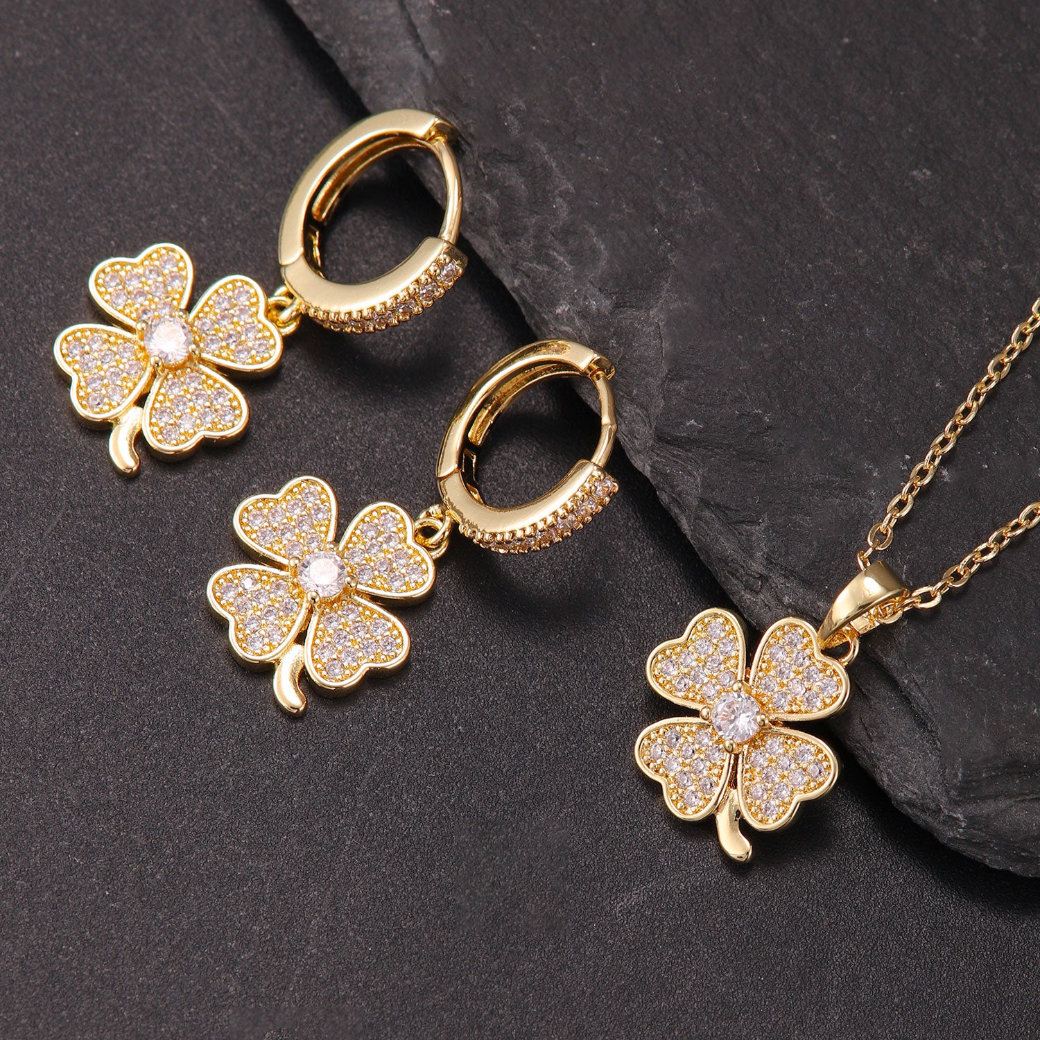 Classic Style Cross Jewelry Set With Claw Setting, White K Plated 304 Stainless Steel, Unisex, Featuring Zircon And Cable Chain