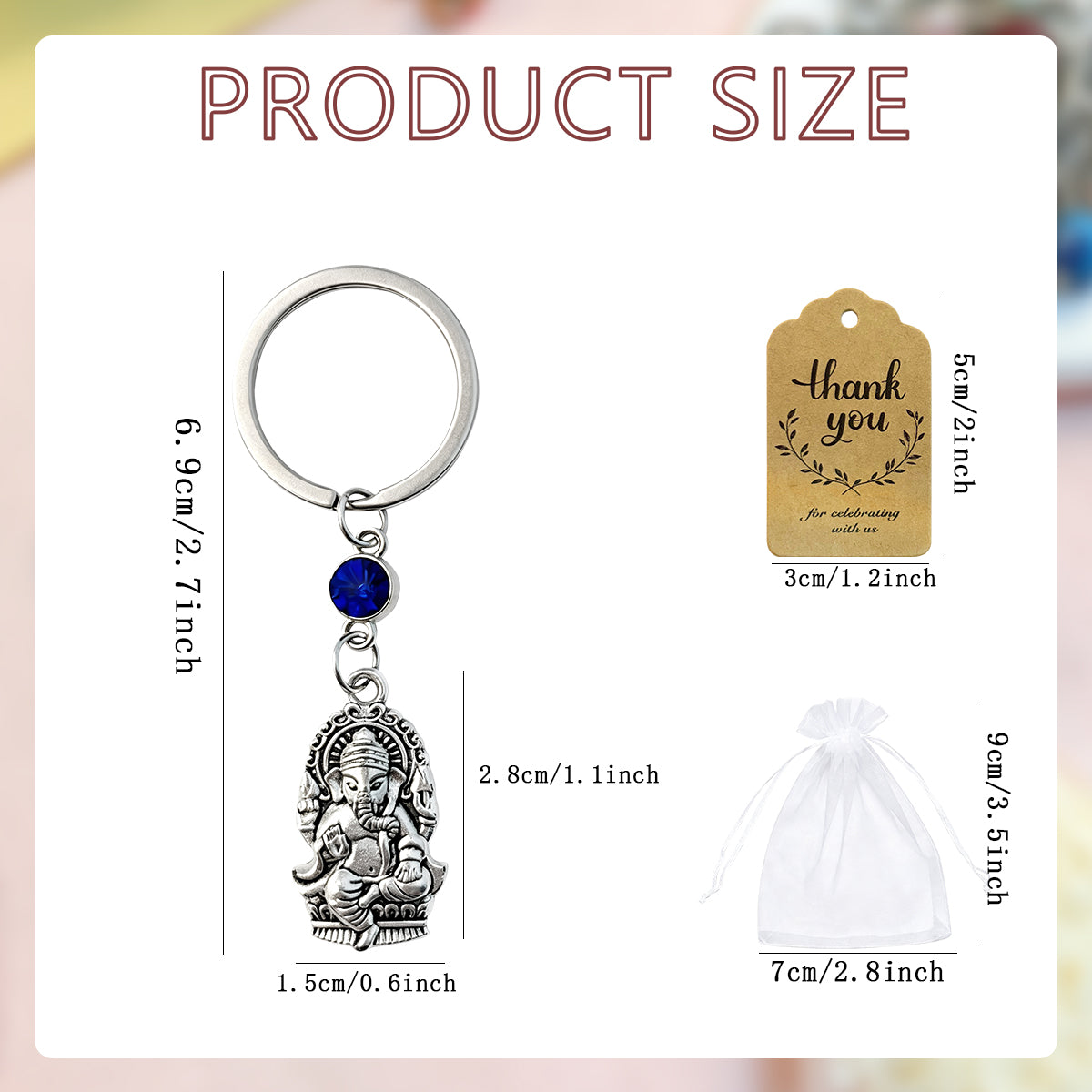 Buddha Bag Pendant Buckle With Electroplated KC Golden Plated Alloy Material In Vintage Style