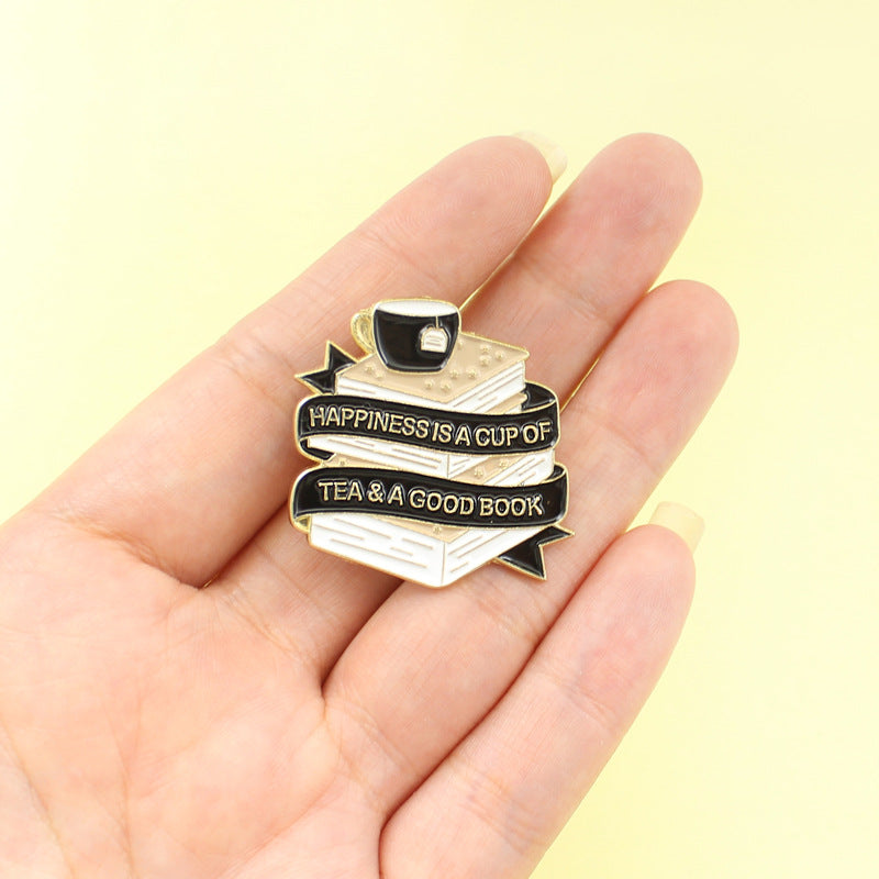 Drink Pin Made Of Alloy Featuring Enamel Craftsmanship