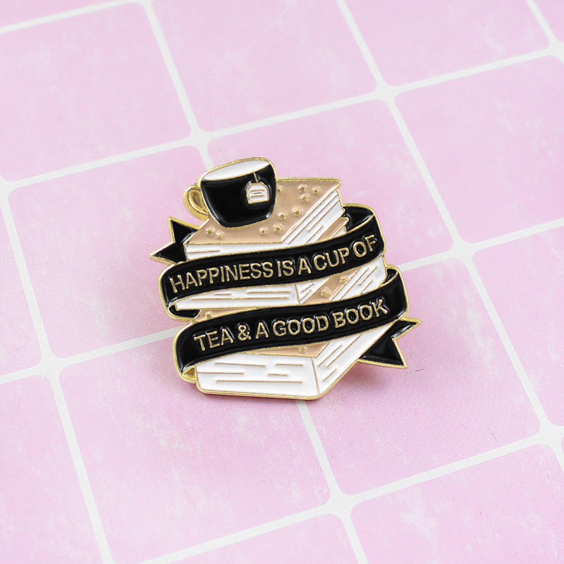 Drink Pin Made Of Alloy Featuring Enamel Craftsmanship