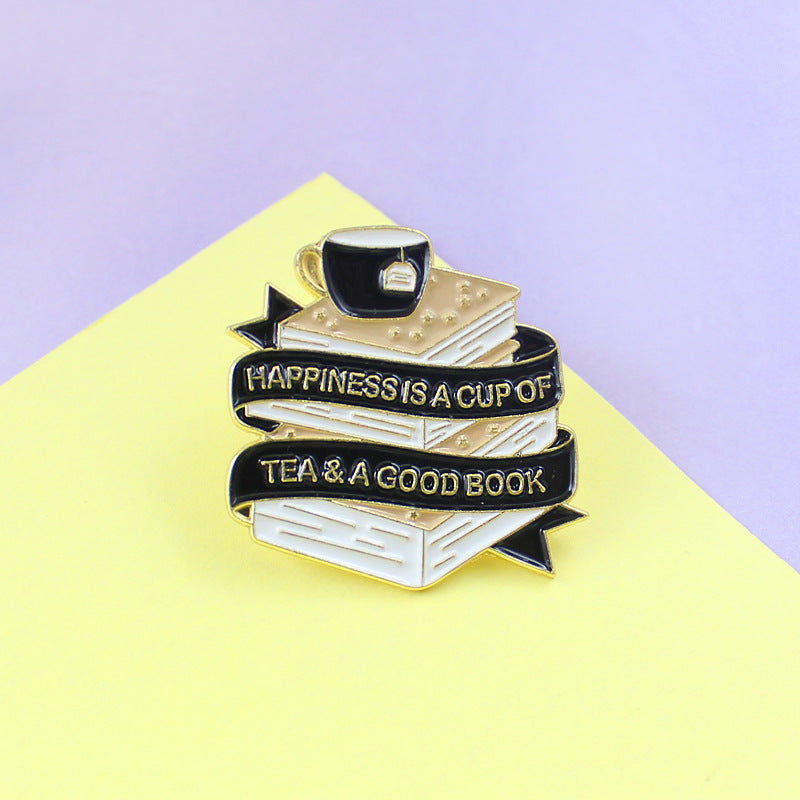 Drink Pin Made Of Alloy Featuring Enamel Craftsmanship