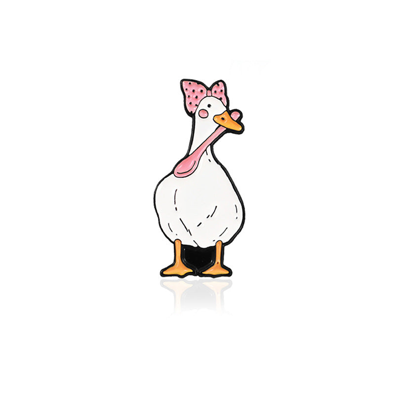 Cartoon Pin Made Of Alloy Featuring Stoving Varnish Finish