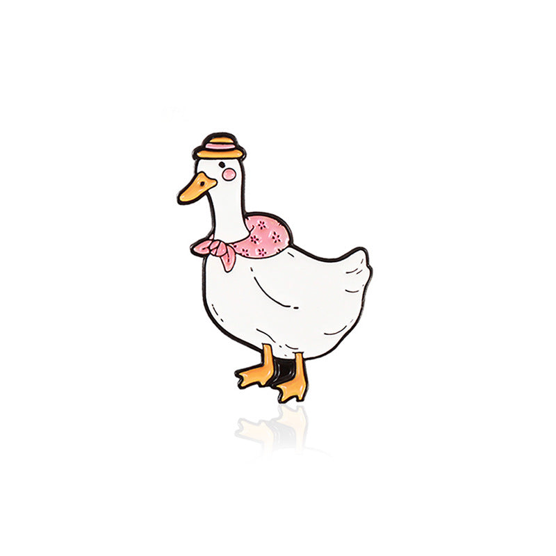 Cartoon Pin Made Of Alloy Featuring Stoving Varnish Finish