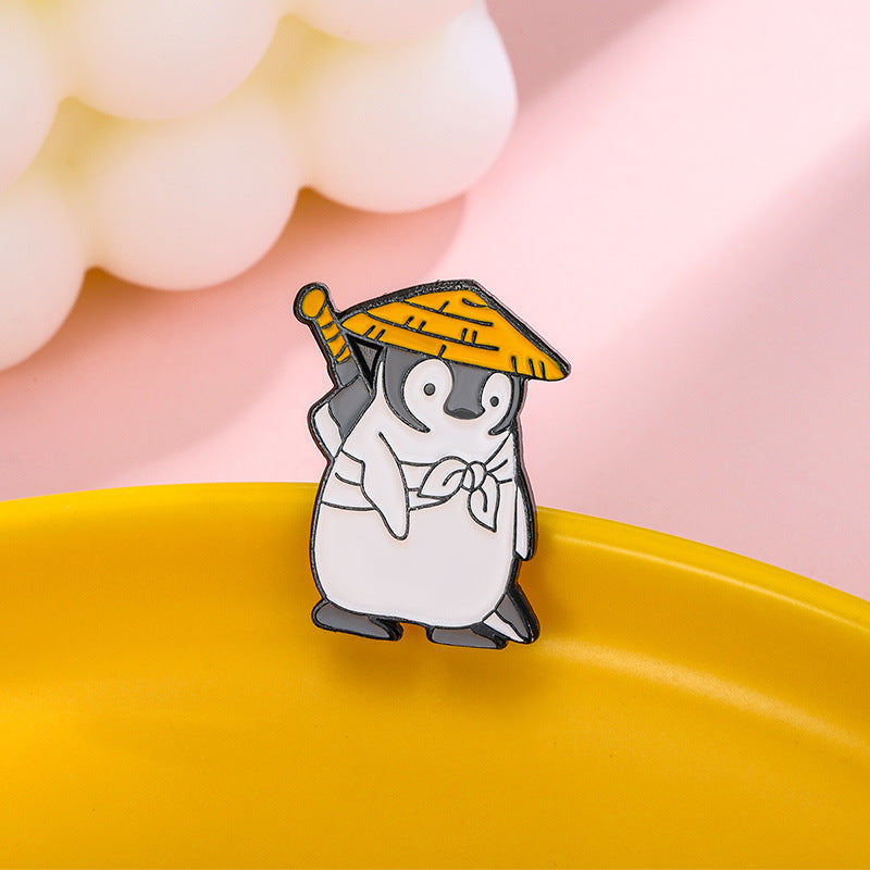 Animal Pin Made Of Zinc Alloy Featuring Durable Stoving Varnish Finish