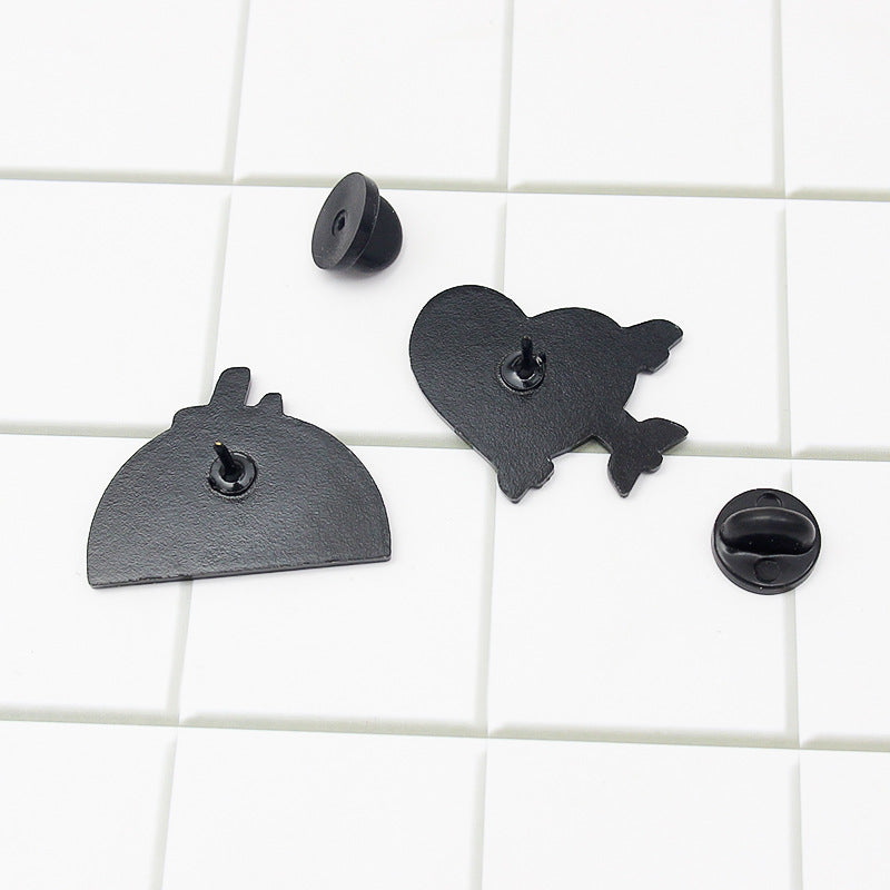 Airplane Pin Made Of Alloy Featuring Stoving Varnish Craftsmanship