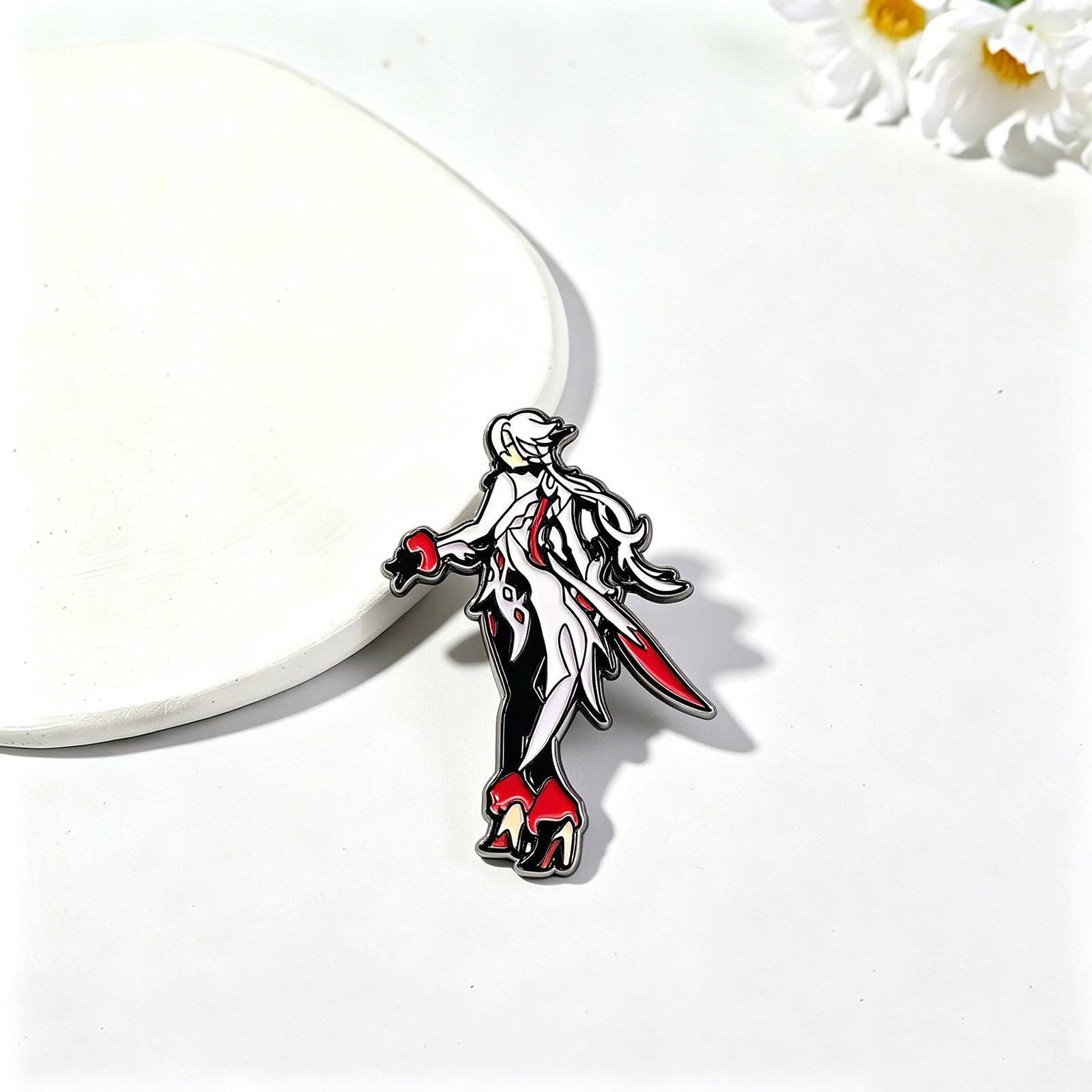 Cat Pin Made Of Zinc Alloy With Stoving Varnish Finish