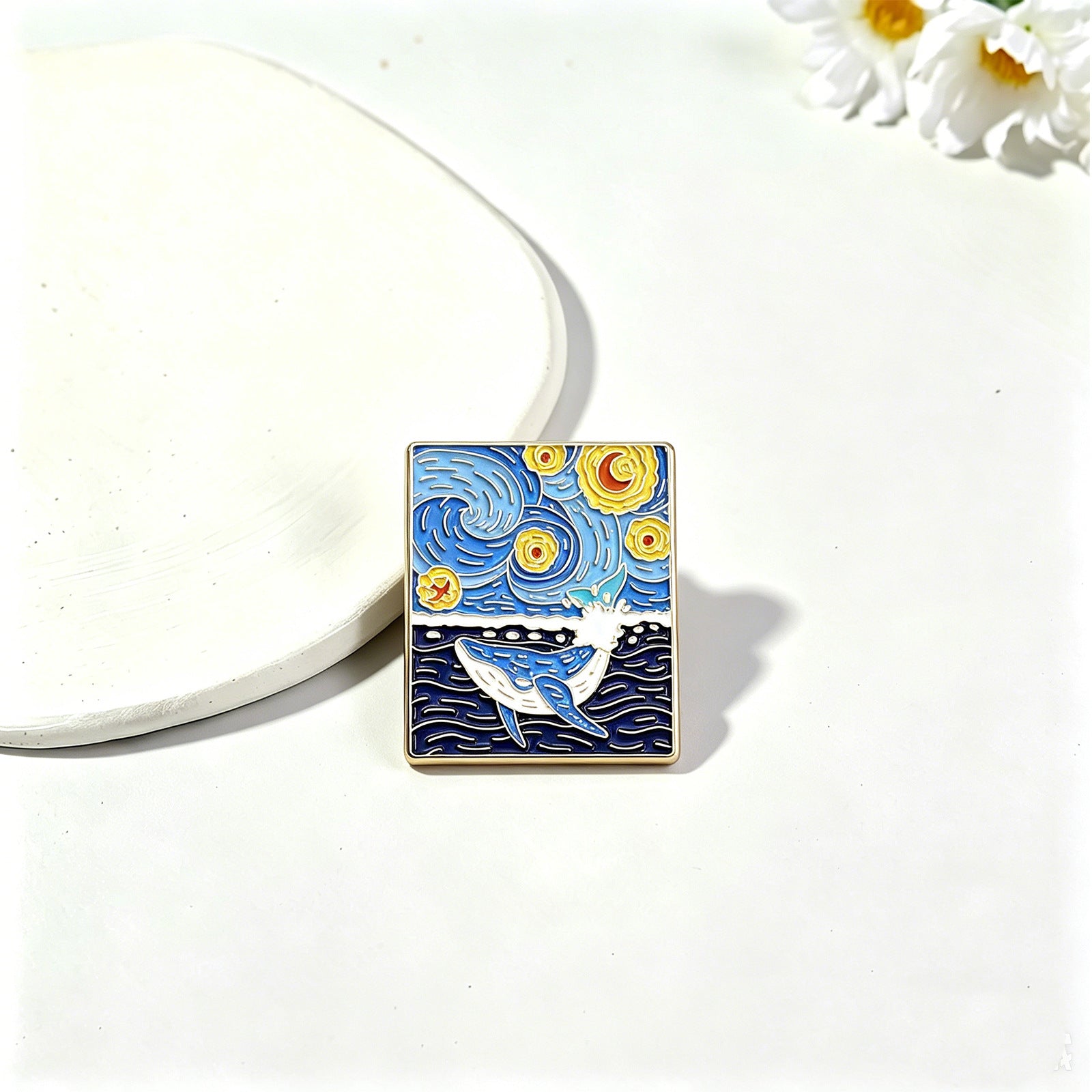 Cat Pin Made Of Zinc Alloy With Stoving Varnish Finish
