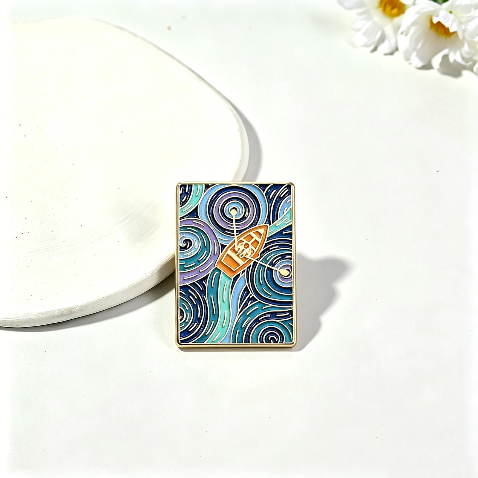 Cat Pin Made Of Zinc Alloy With Stoving Varnish Finish