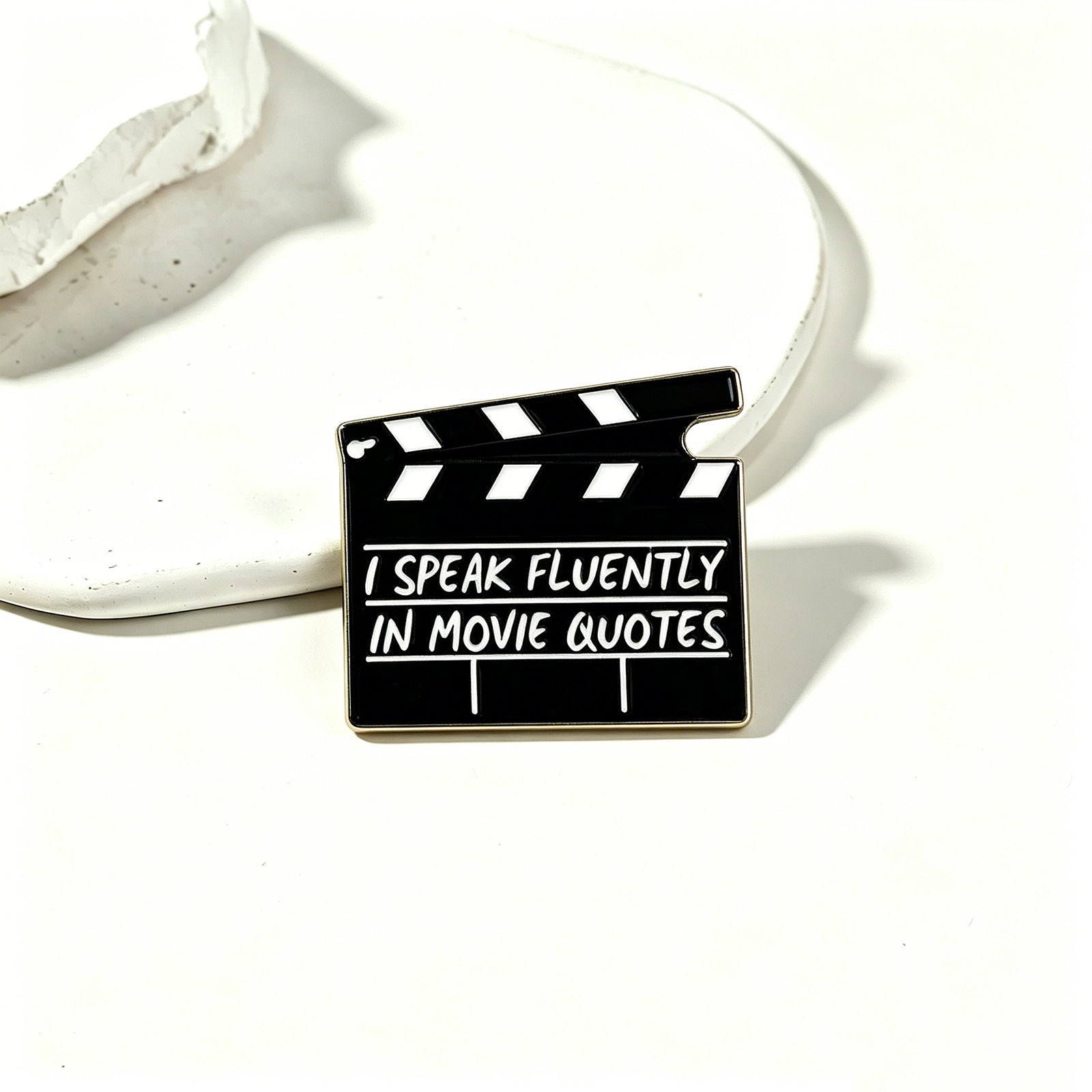 Ghost Pin Made Of Zinc Alloy With Stoving Varnish Craftsmanship In Dyed Black