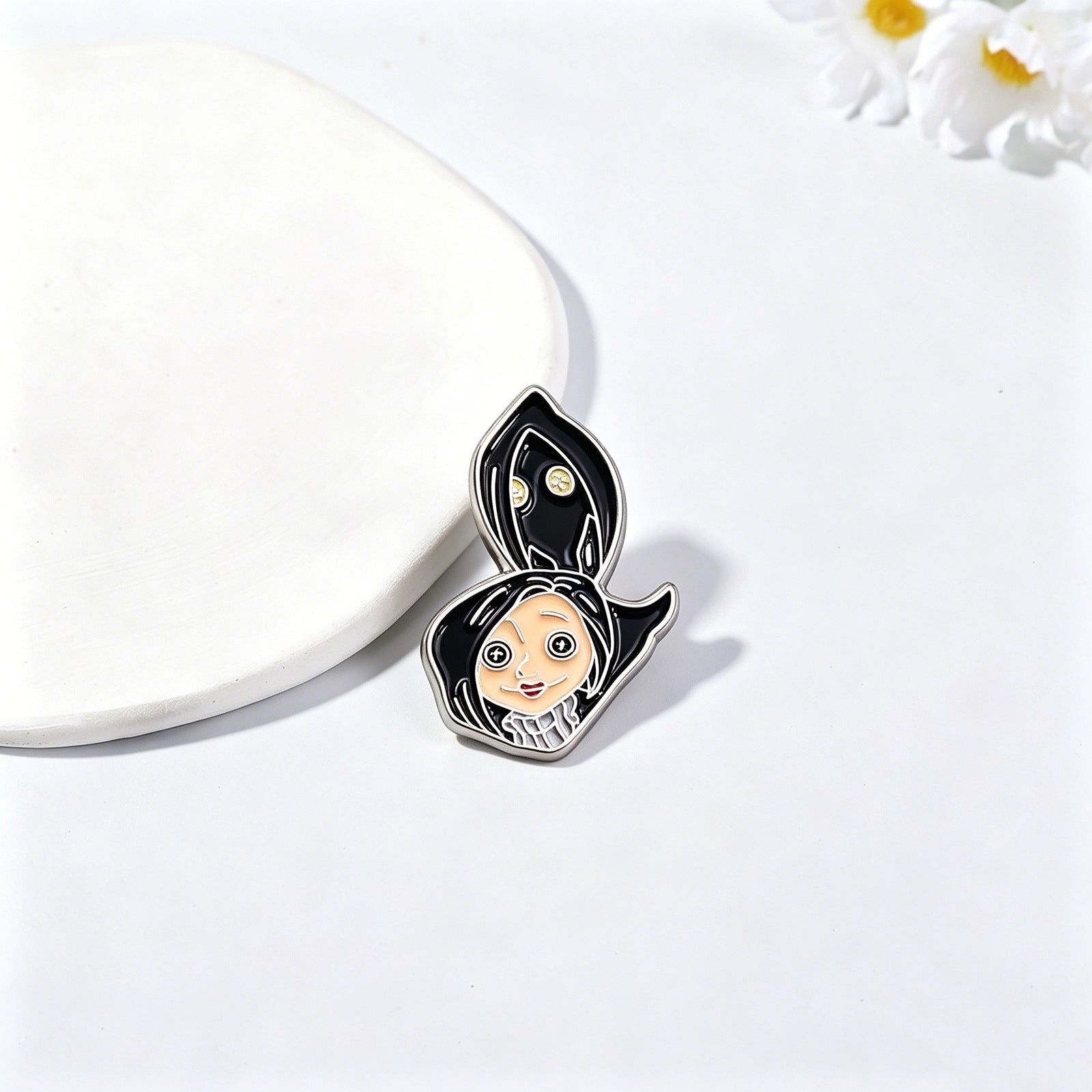 Cat Pin Made Of Zinc Alloy With Stoving Varnish Finish