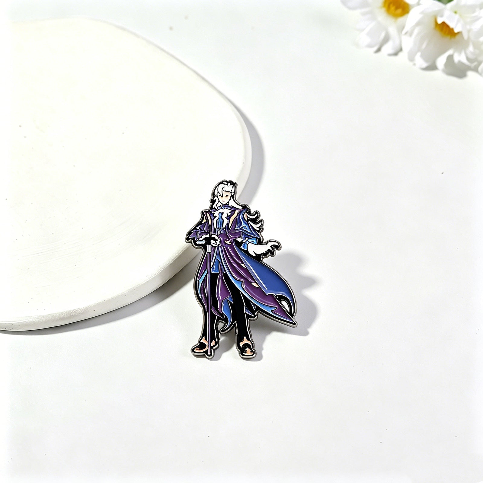 Cat Pin Made Of Zinc Alloy With Stoving Varnish Finish