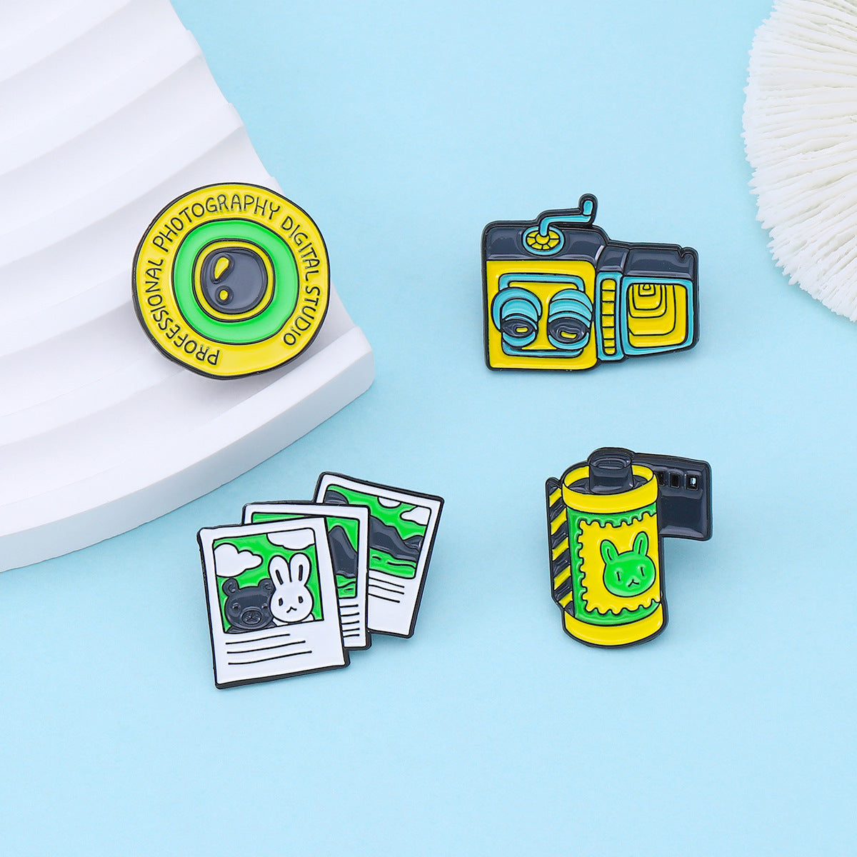 Camera Pin Made Of Alloy Featuring Stoving Varnish Craftsmanship