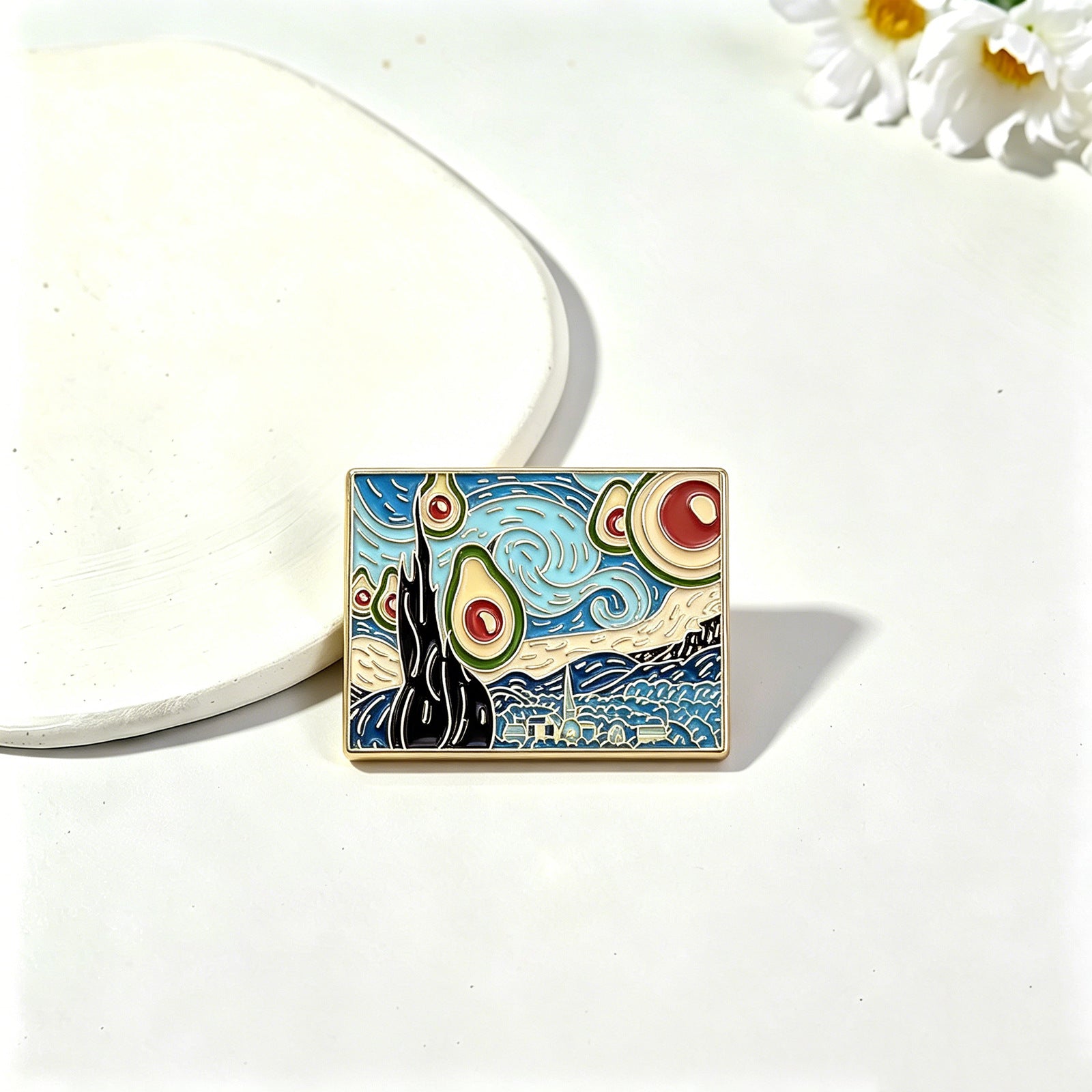 Cat Pin Made Of Zinc Alloy With Stoving Varnish Finish