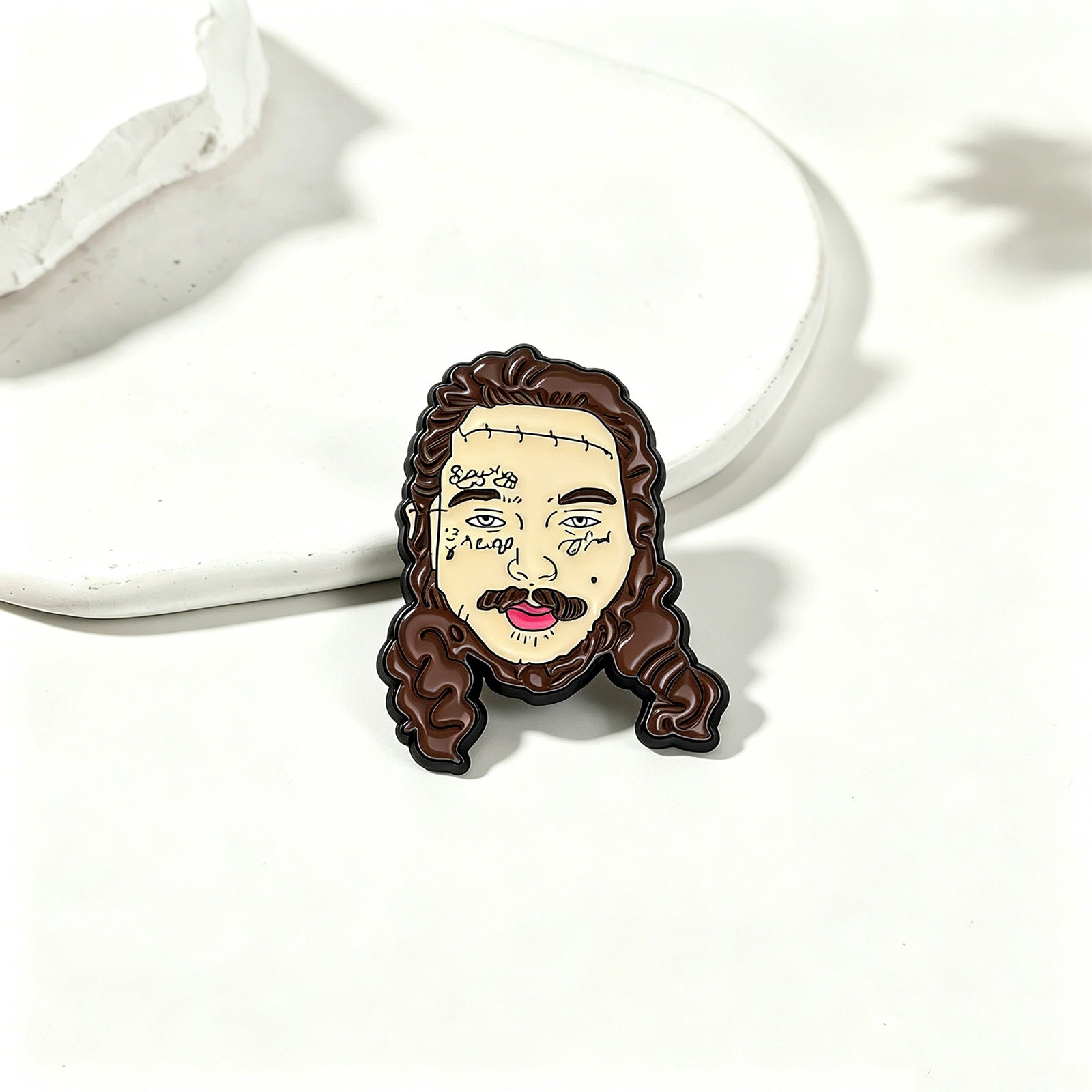 Ghost Pin Made Of Zinc Alloy With Stoving Varnish Craftsmanship In Dyed Black