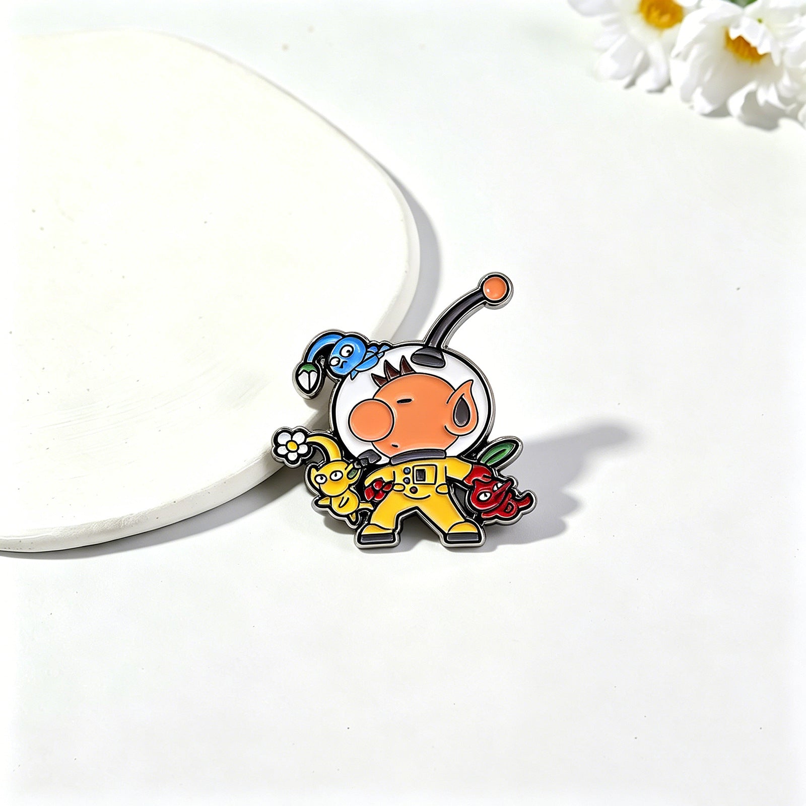 Cat Pin Made Of Zinc Alloy With Stoving Varnish Finish