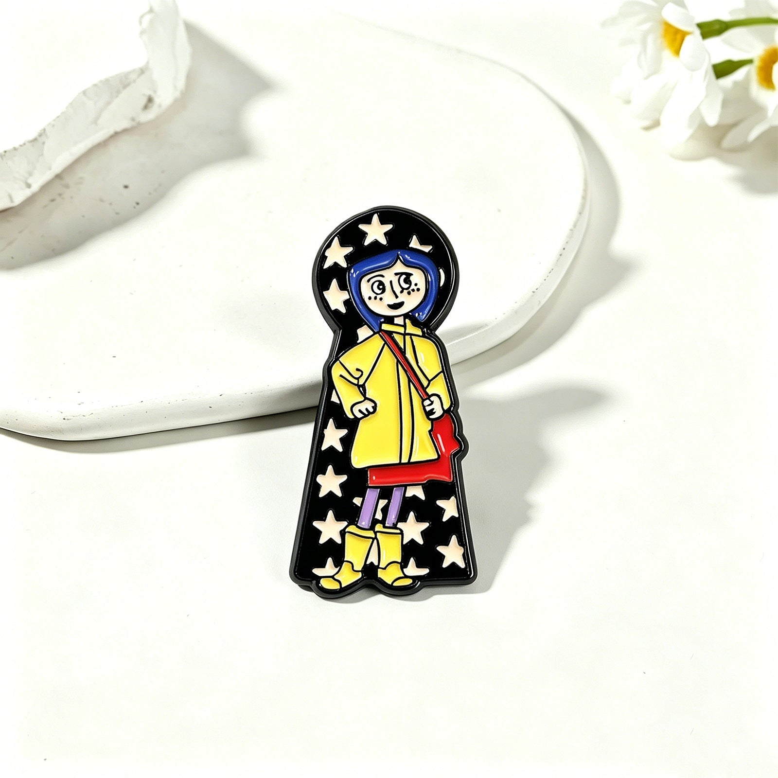 Ghost Pin Made Of Zinc Alloy With Stoving Varnish Craftsmanship In Dyed Black