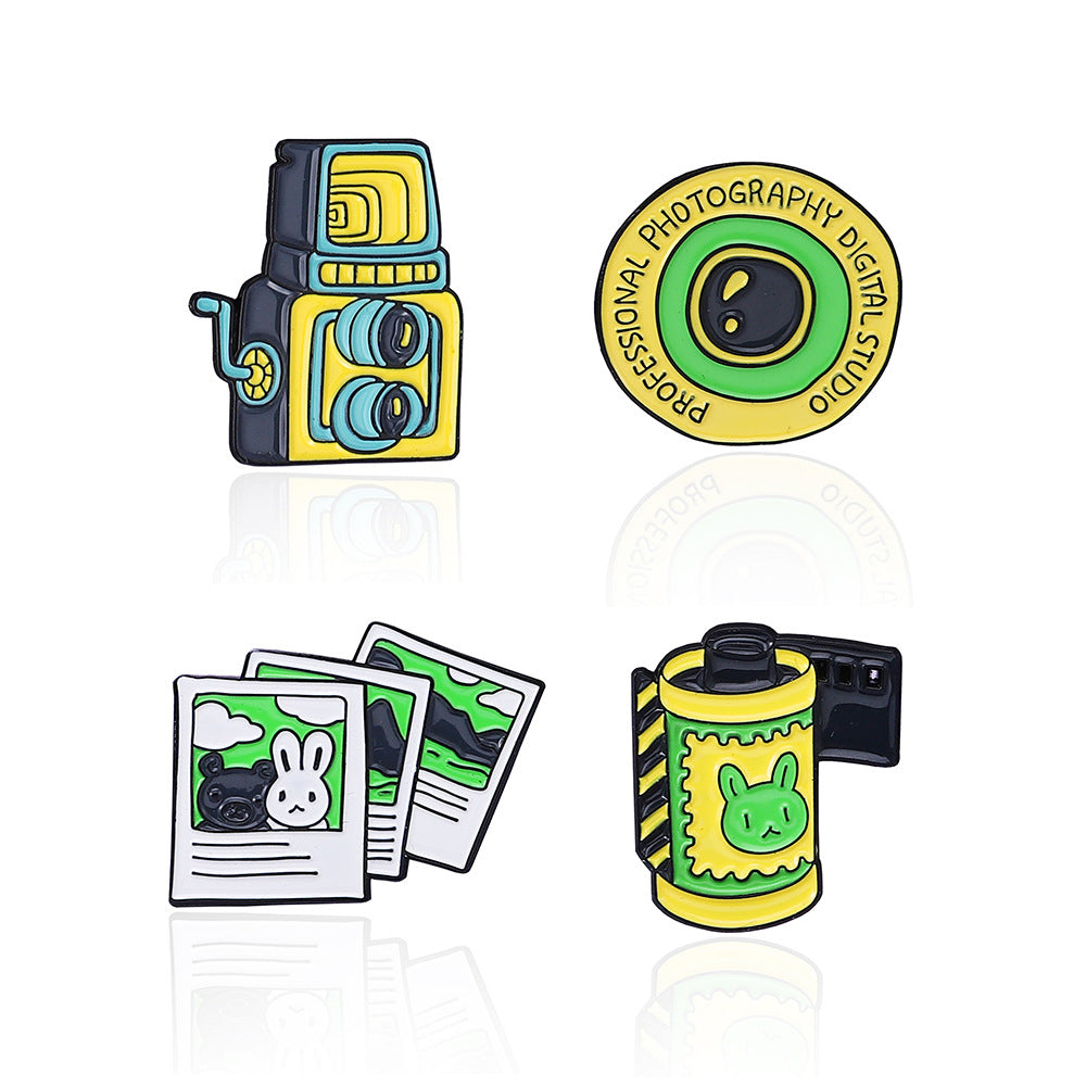 Camera Pin Made Of Alloy Featuring Stoving Varnish Craftsmanship