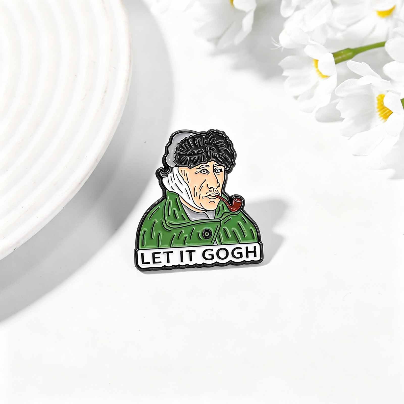 Cartoon Pin Made Of Zinc Alloy Featuring Stoving Varnish In Multicolor