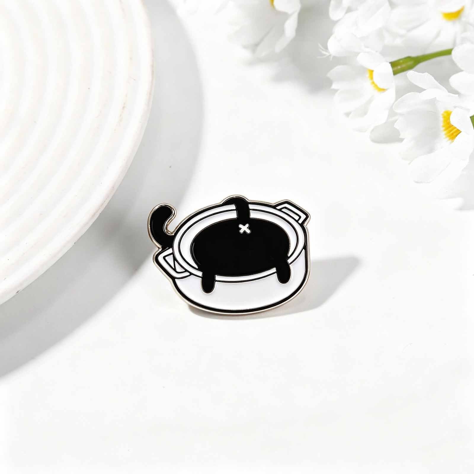 Cartoon Pin Made Of Zinc Alloy Featuring Stoving Varnish In Multicolor