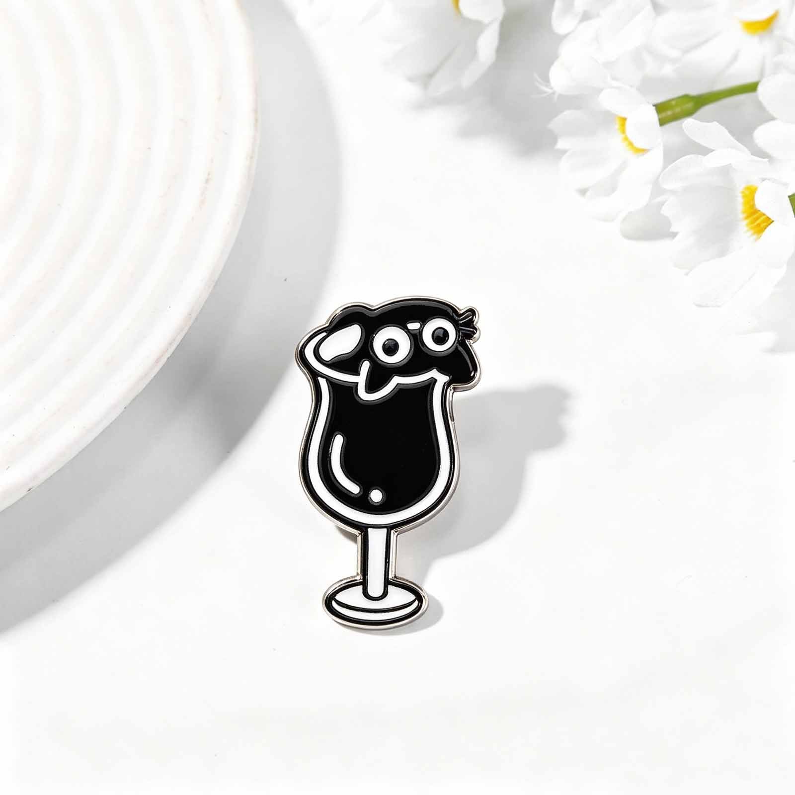 Cartoon Pin Made Of Zinc Alloy Featuring Stoving Varnish In Multicolor