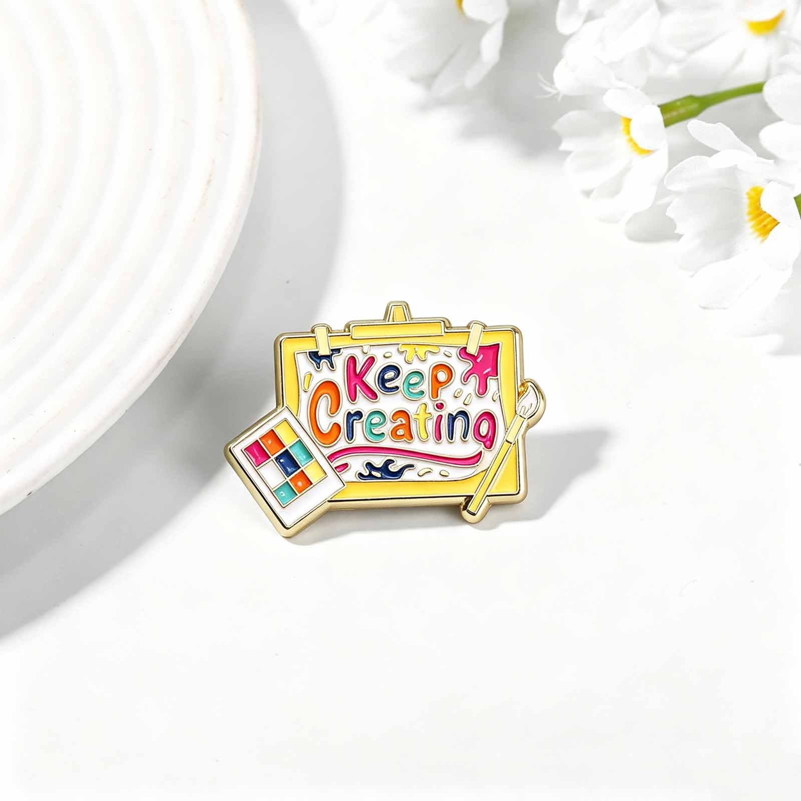 Cartoon Pin Made Of Zinc Alloy Featuring Stoving Varnish In Multicolor