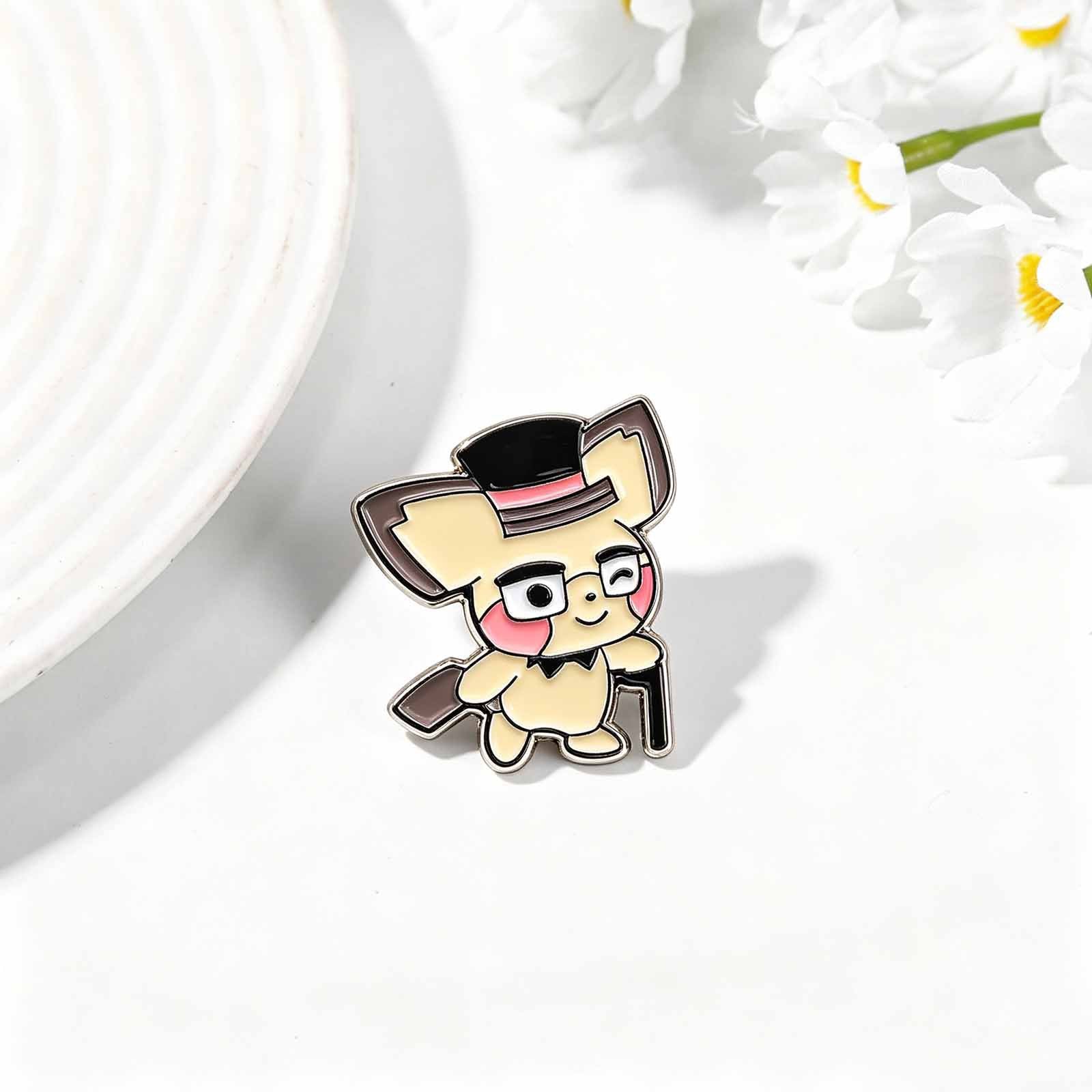 Cartoon Pin Made Of Zinc Alloy Featuring Stoving Varnish In Multicolor