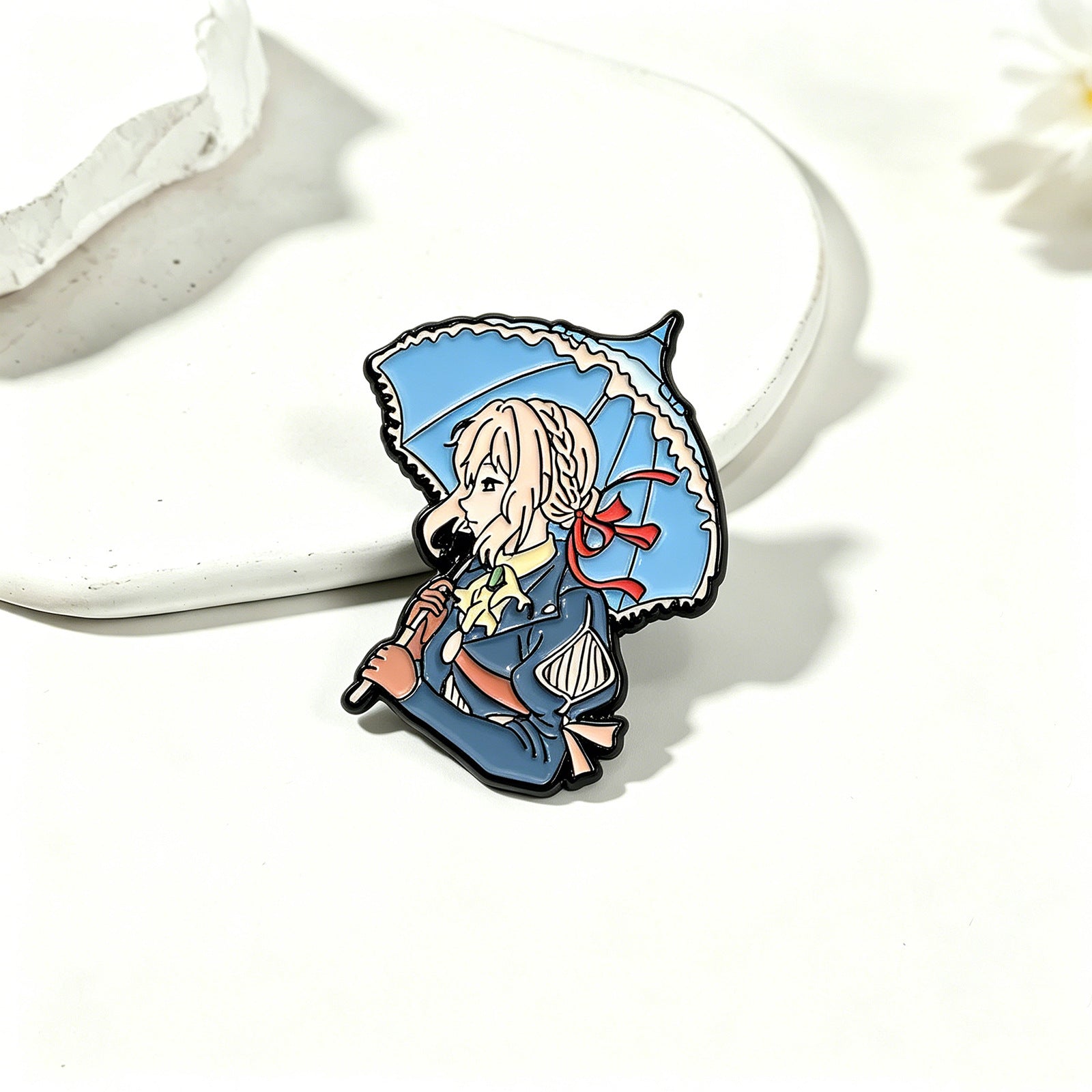 Ghost Pin Made Of Zinc Alloy With Stoving Varnish Craftsmanship In Dyed Black