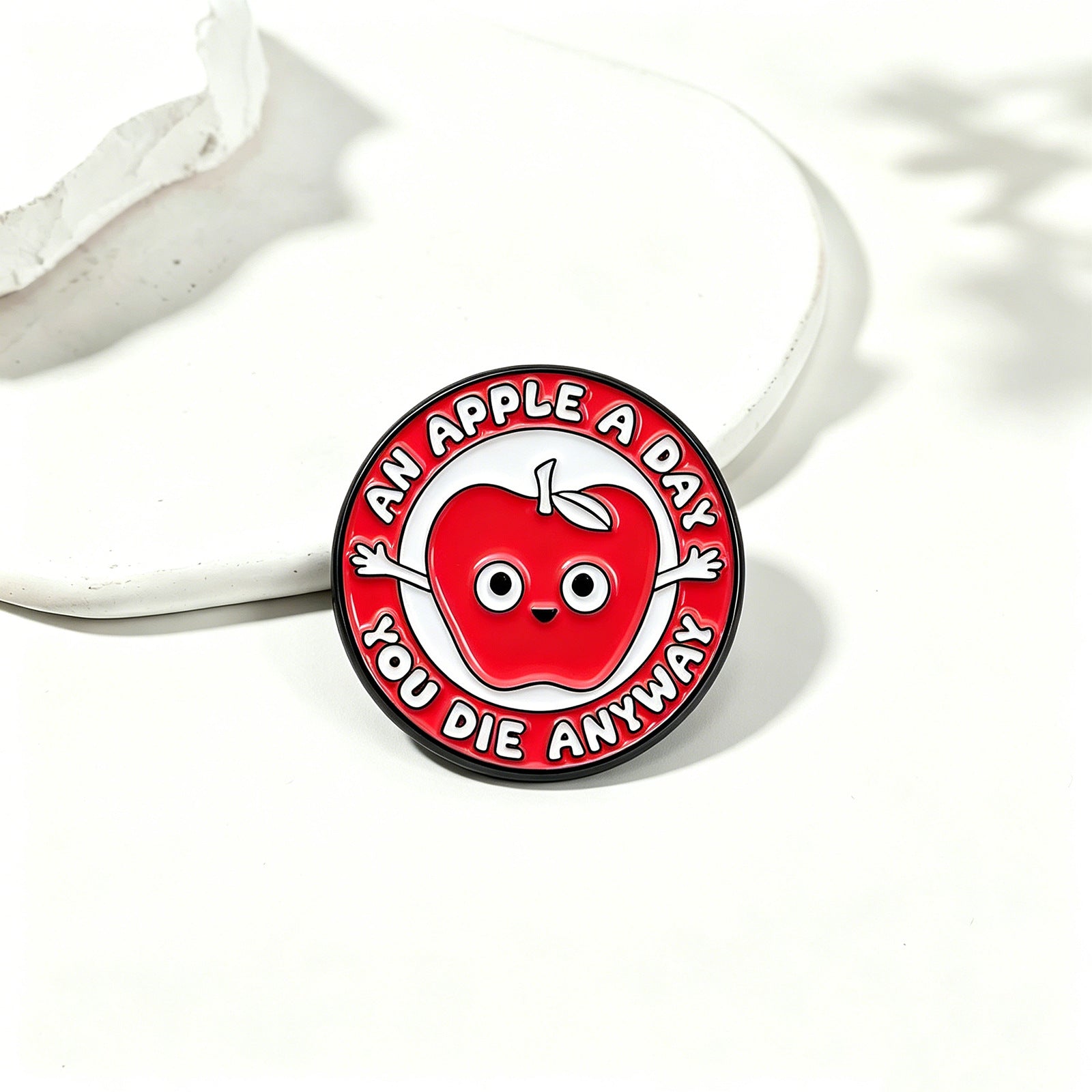 Ghost Pin Made Of Zinc Alloy With Stoving Varnish Craftsmanship In Dyed Black