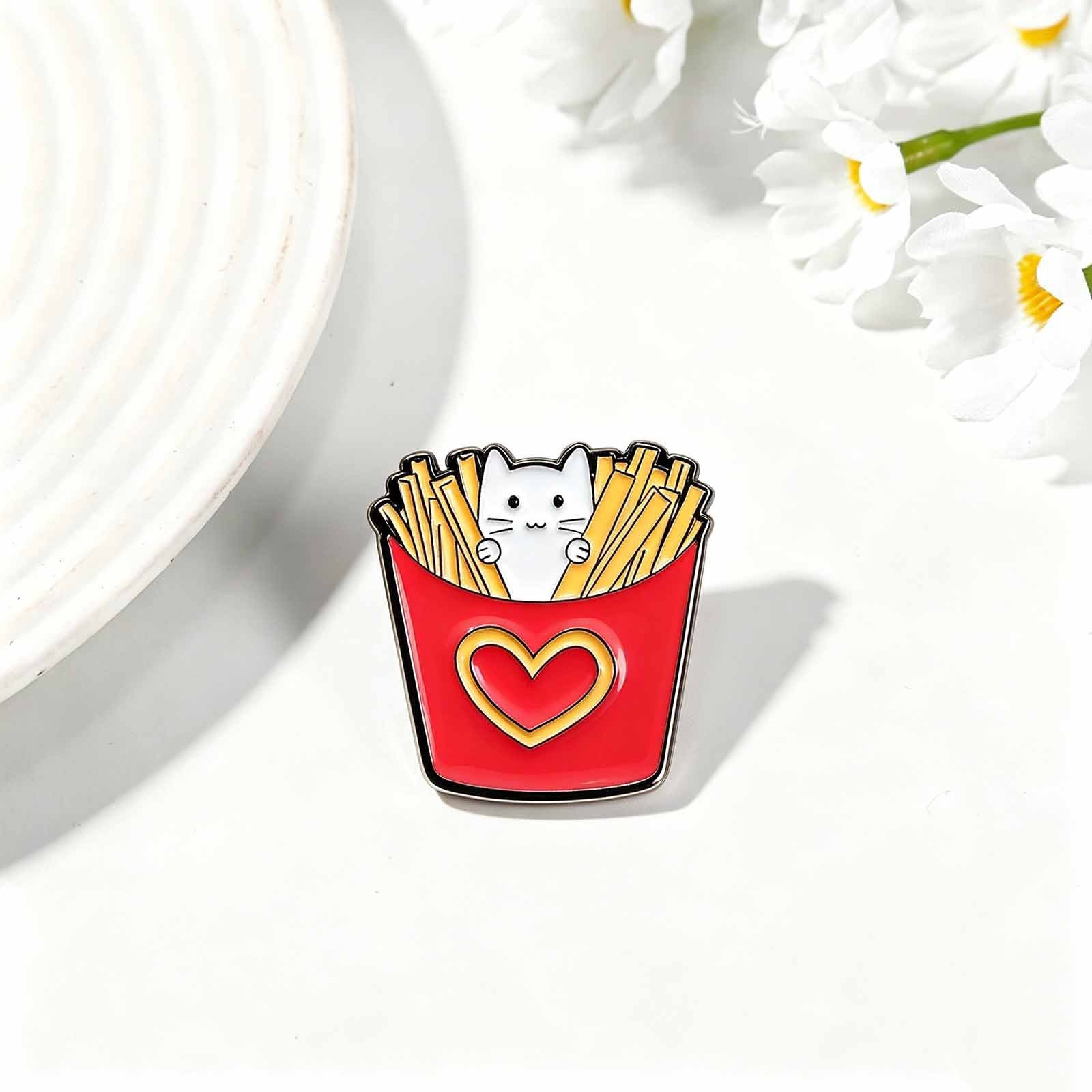 Cartoon Pin Made Of Zinc Alloy Featuring Stoving Varnish In Multicolor