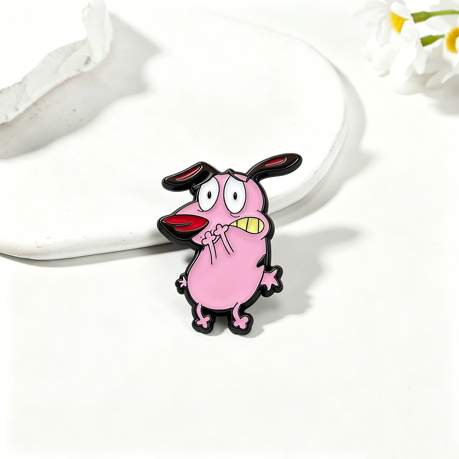 Ghost Pin Made Of Zinc Alloy With Stoving Varnish Craftsmanship In Dyed Black