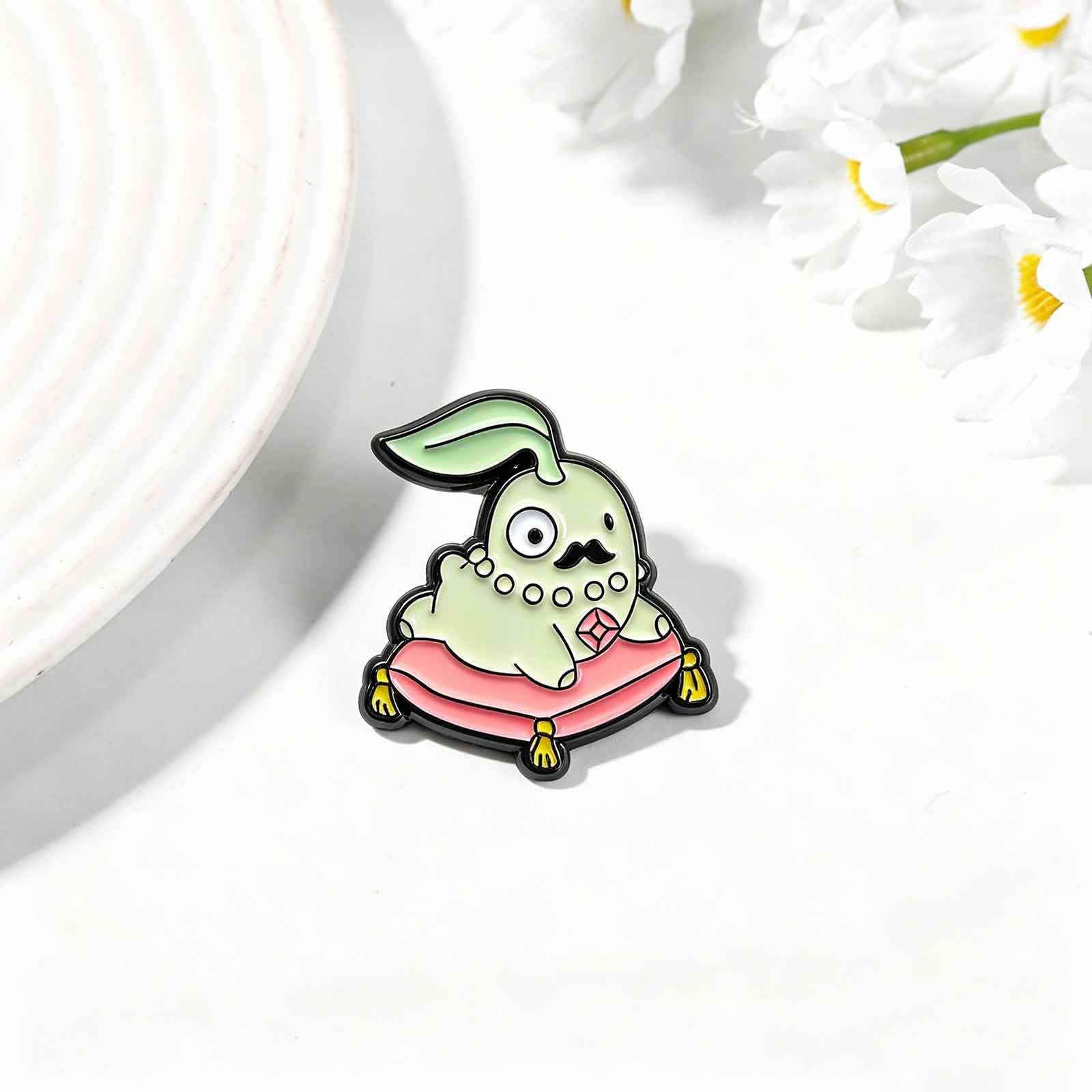 Cartoon Pin Made Of Zinc Alloy Featuring Stoving Varnish In Multicolor