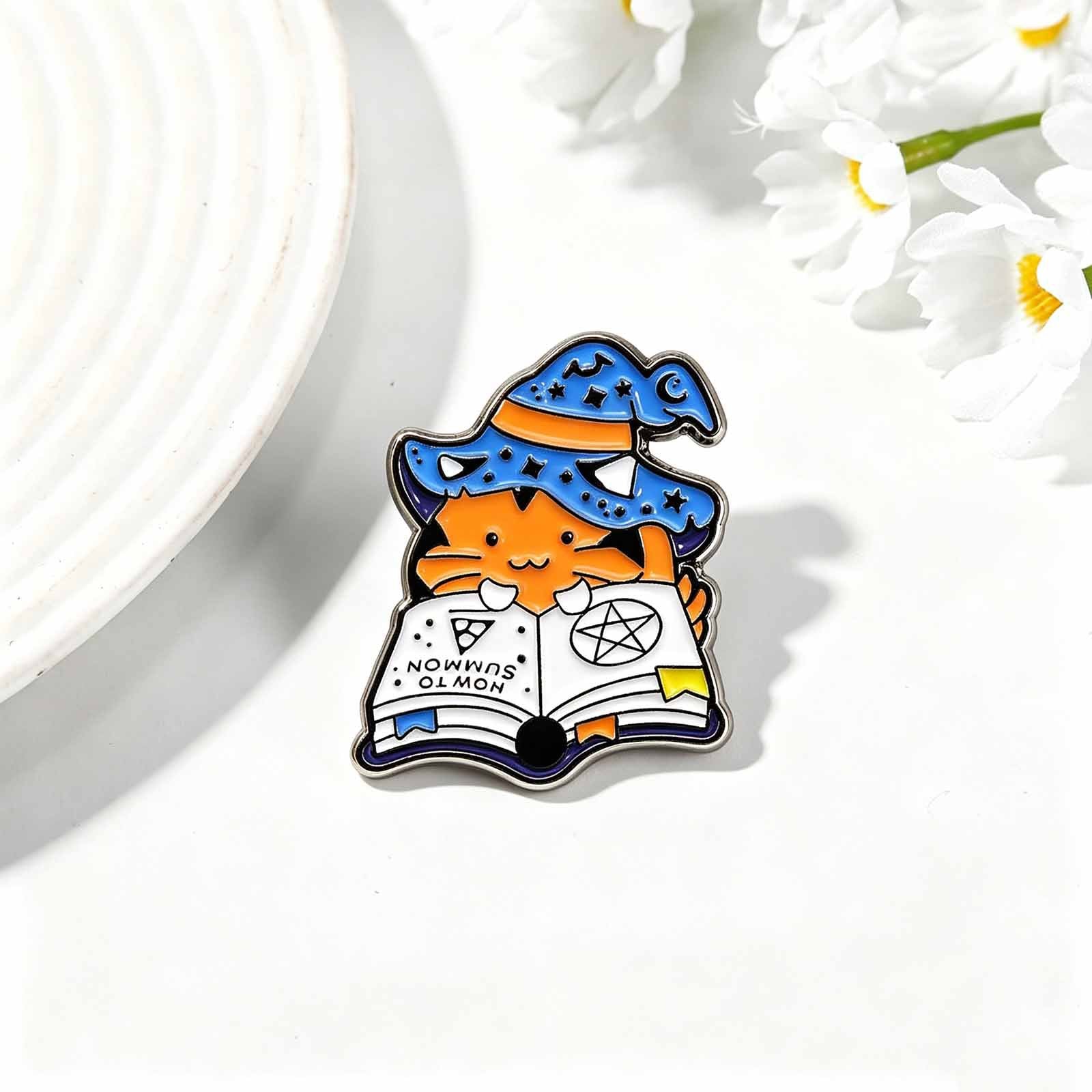 Cartoon Pin Made Of Zinc Alloy Featuring Stoving Varnish In Multicolor
