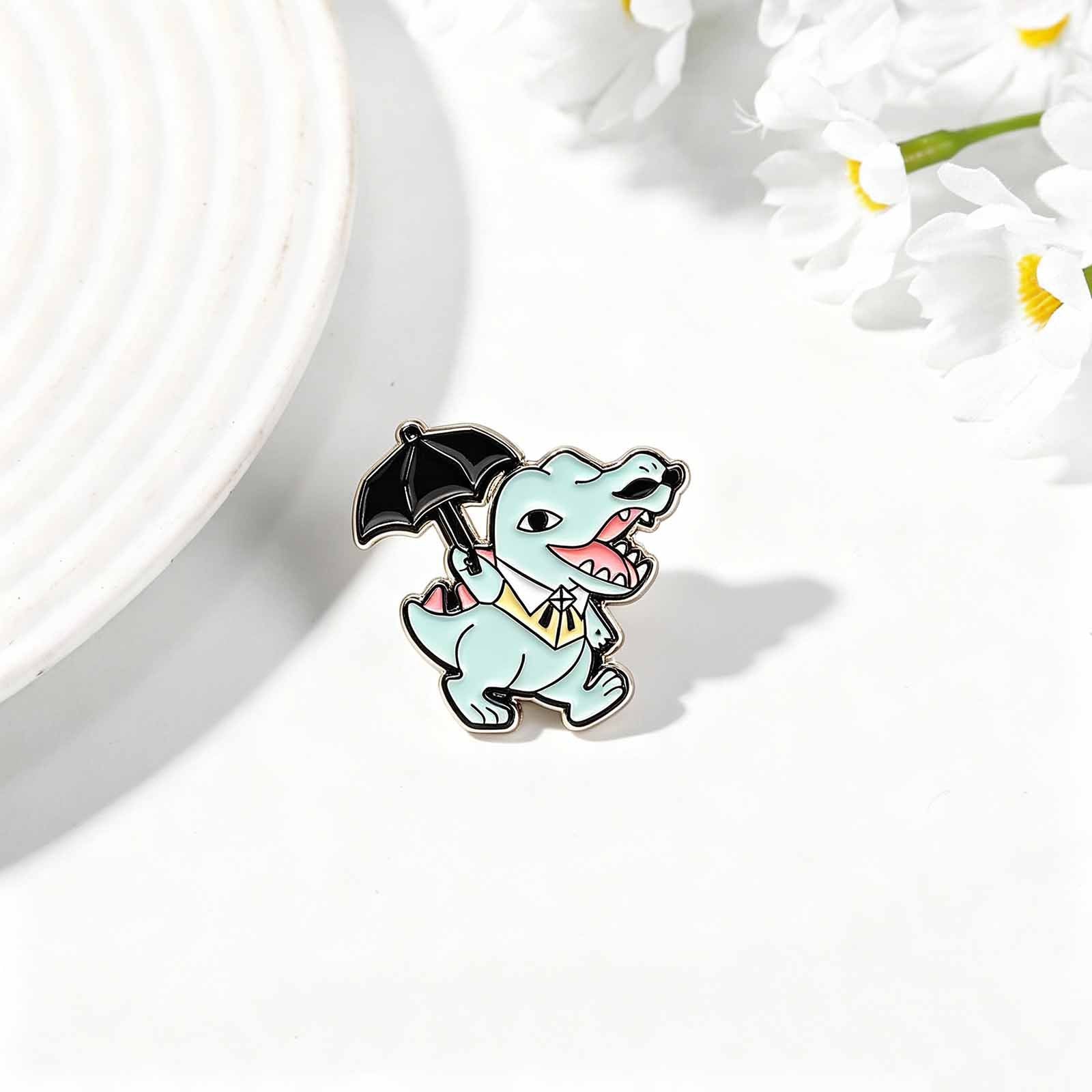 Cartoon Pin Made Of Zinc Alloy Featuring Stoving Varnish In Multicolor